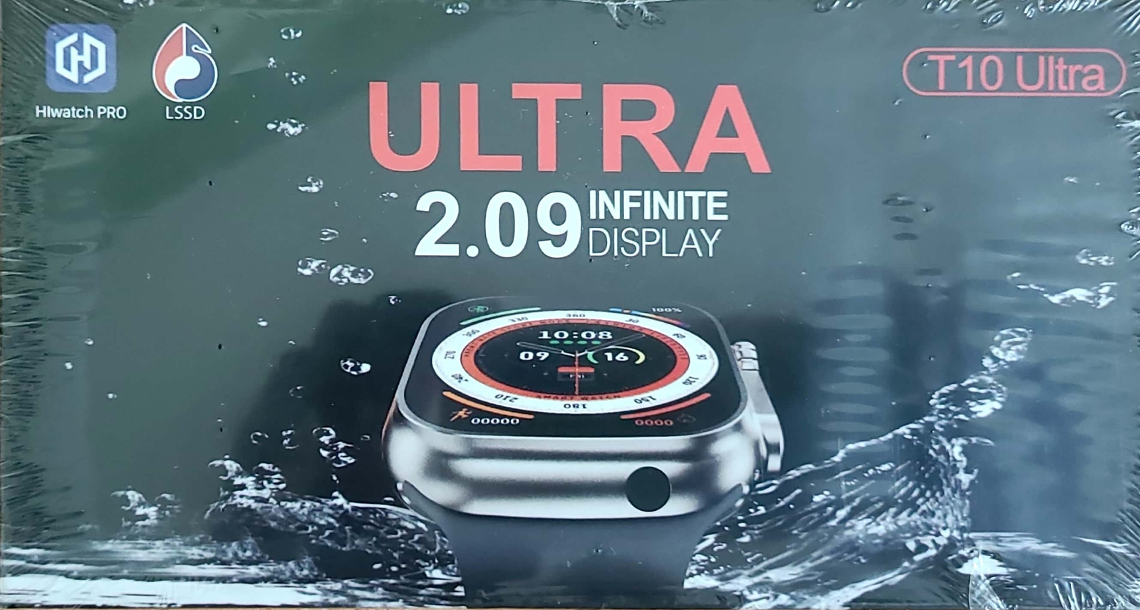 Ultra 2.09 Infinite Display Smart Watch with large screen and Bluetooth calling